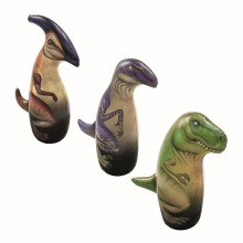 Sacchetto da boxe dinosauro - Bestway - 102x30 cm - Verde - PVC - 290 g - Taglia L - Luce integrata