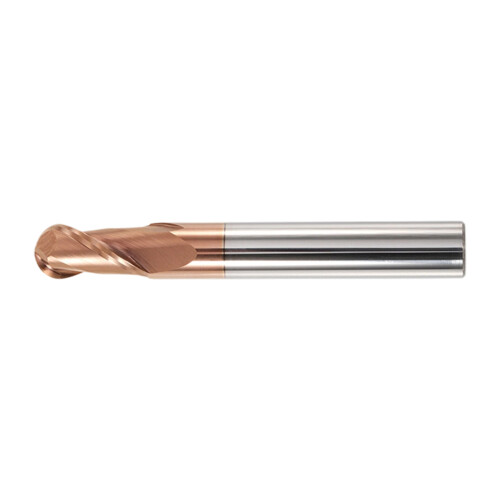 Premium Solid 2 Fluit Ball End Mill 55 Graden Hoek Voor-R6 12D