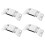 4Pcs Suporte Para Lanterna De Capacete Base De Montagem Braçadeira 9