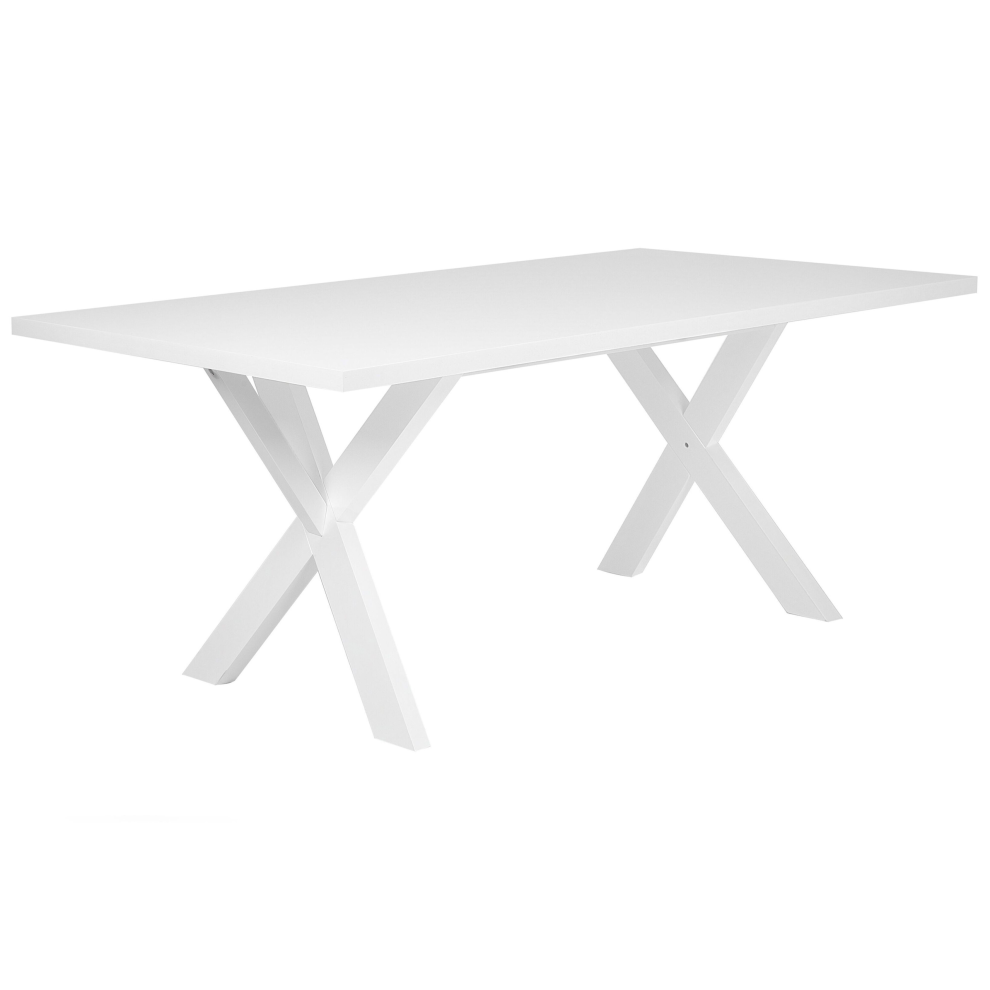 Dining Table LISALA White 180 cm 100 cm