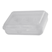 Portable Shockproof Egg Organizer Transparent 6Compartment Carrier Box For Outdoor Camping Egg Storage Case