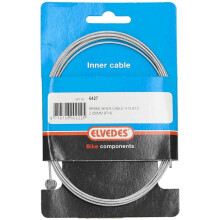 Cabo de freio universal - Elvedes - Aço galvanizado - 2250 mm - Diâmetro 7x6 mm - Preto - Frenagem potente - Confiável