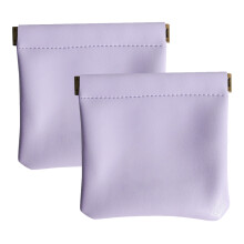 Högkvalitativ PU-läderväska, vattentät, fin trådning, elegant design för presenter, bröllop och fest, perfekt för smyckesförvaring (1-pack)