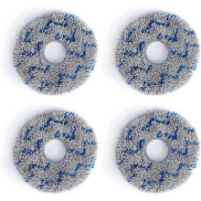 Holdbare erstatninger for Ecovacs Deebot X1, Kraftige moppeputer med trelagsstruktur for forbedret moppedekning, Vaskbare moppeputer Perfekt for