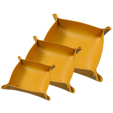 Juego de bandeja organizadora sofisticada, superficie impermeable para una fácil limpieza, accesorio decorativo de escritorio con cierre a presión,