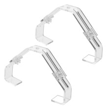 2Pcs Suporte Para Lâmpada Réptil Com Braçadeira Metálica