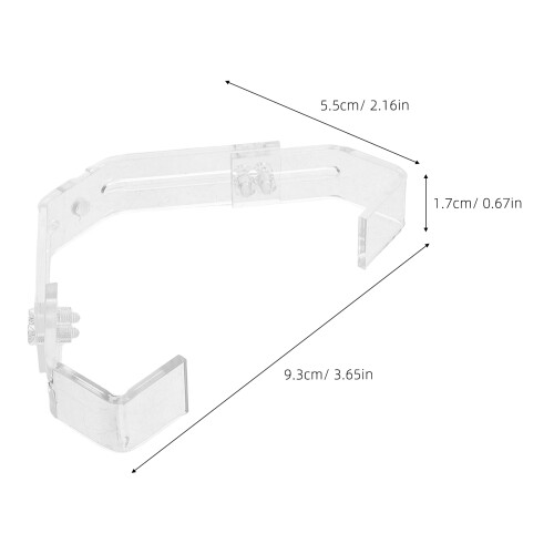 2Pcs Suporte Para Lâmpada Réptil Com Braçadeira Metálica 2
