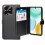 (Black) For Honor X5c Plus Case Wallet Flip PU Leather Cover 3