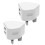 Multifunctional Discreet Double Outlet Plug Organizers Storage 1
