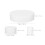 3Pcs Bolo Redondo Espuma Reutilizável Para Decoração 3