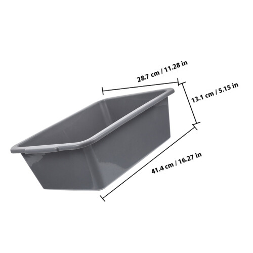 Plastic Bus Tub Gálon , Retangular Para Armazenagem 1