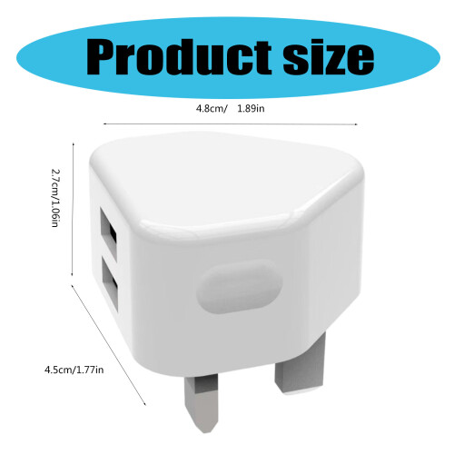 Multifunctional Discreet Double Outlet Plug Organizers Storage 2