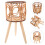 Wood Plant Stand: Estante De Trançada Com Estáveis 10
