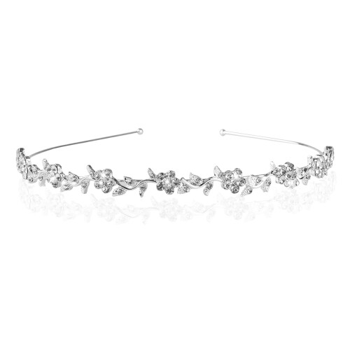Bröllopsblommor & Huvband Tiara Huvudprydnad