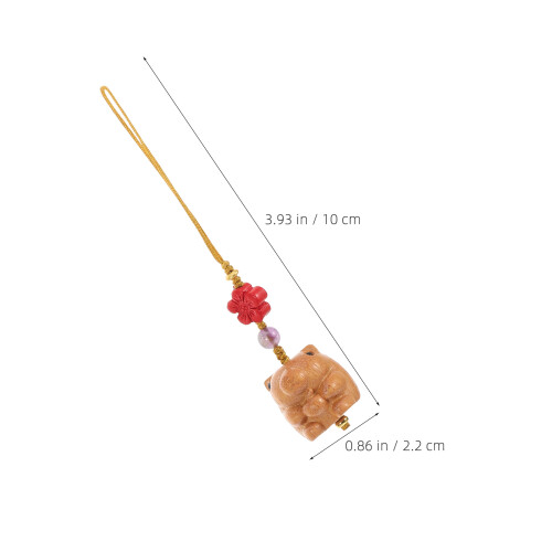 Wooden Charm Lanyard Para De Telemóvel 1