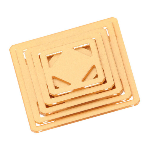 5Pcs/set Fabric Designs Tool Acrylic Sewing Templates-square