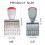 6 Digits Or 8 Digits Rubber Number Stamp-Character height 5mm 4