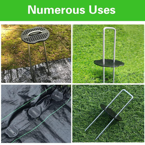 Landscape Staple U-Shaped Galvanized Pins with Gaskets and Hook 2