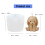 3D Rabbits Candle Mould Baking Molds Silicone Molds Plasters 3