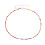 Collier de perles acryliques douces, chaîne de-couleur mélangée 1