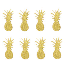 100Pcs -Pineapple Form Konfetti För Fester & Festival (Guld)