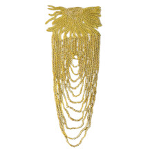 Kleurrijke klinknagels schouderbord badge sieraden-goud