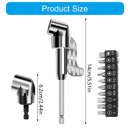 105 Angle Wrenches Drill Multifunctional Angle Bit Holder 2