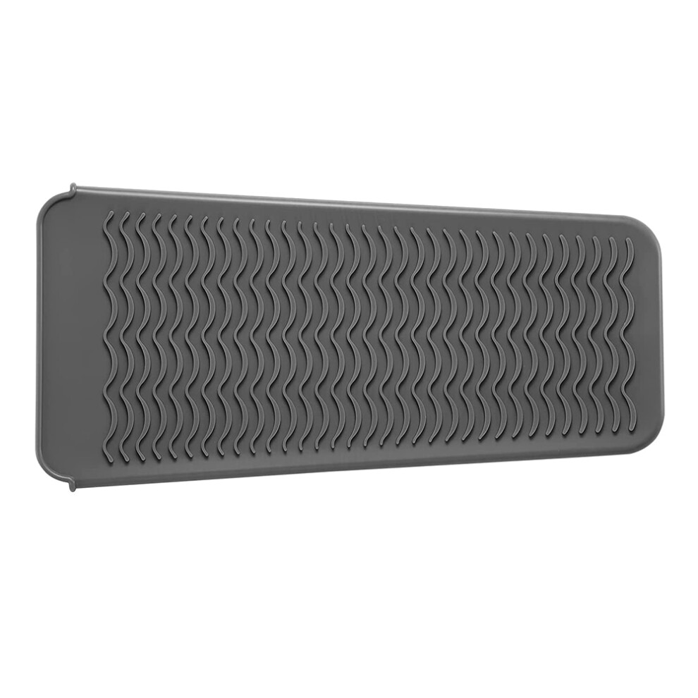 Silicone Heat Resistant Mat For Flat Irons, Skid Proof Design Offers Secure Grip, Ensuring Safe And Convenient Styling Sessions
