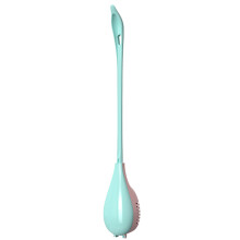 Hygienische Silikon-Toilettenbürste mit innovativen Reinigungsrillen, platzsparendes Design für ein sauberes und aufgeräumtes Badezimmer