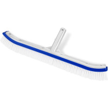 Cepillo para piscinas fácil de usar, compatibilidad con mango universal de 18", diseño elegante y moderno para una limpieza rápida de piscinas,