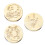 3Pcs Envelope Emboss Wax Seal Stamp Head-Combination three 1