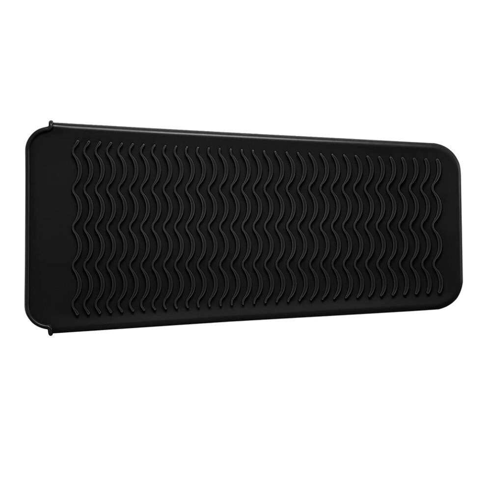 Silicone Heat Resistant Mat For Flat Irons, Skid Proof Design Offers Secure Grip, Ensuring Safe And Convenient Styling Sessions