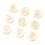 3Pcs Envelope Emboss Wax Seal Stamp Head-Combination three 2