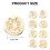 3Pcs Envelope Emboss Wax Seal Stamp Head-Combination three 4
