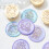 3Pcs Envelope Emboss Wax Seal Stamp Head-Combination three 7