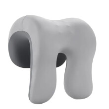 Ergonomisches Nickerchenkissen aus-Hell- und Dunkelgrau