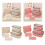6-teiliges Gepäck-Organizer-Set, Packwürfel aus-Aprikose 4