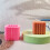 3D Cube Candle Mould Geometric Striped Silicone Molds Ornament 5