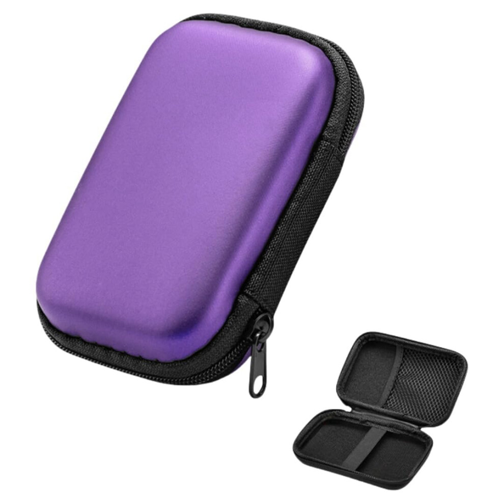 Eva Hard Shell Carrying Case Compatible With Handheld Game Consoles, Waterresistant, Shockresistant, Purple 9323874361031