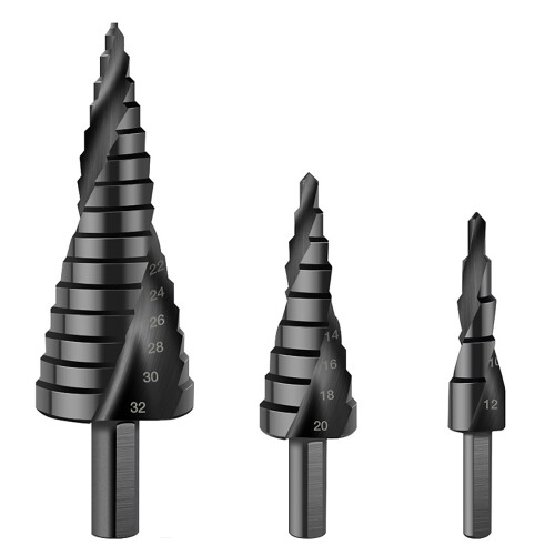 High Speed Steel Step Drill Bits for Wood Steel Sheet-Style B 1