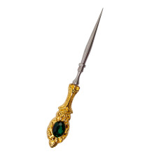 Stainless Steel Sewing Awl Tool Comfortable Grip For-gold