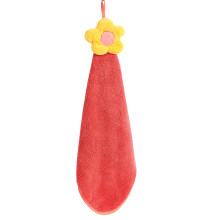Prosop de mână agățat pentru bucătărie și baie, material textil colorat din fibră de coral, cu uscare rapidă și caracteristici de
