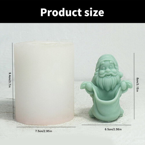 Weihnachtsmann-Figur, Silikonformen, Weihnachtszwerg, 2