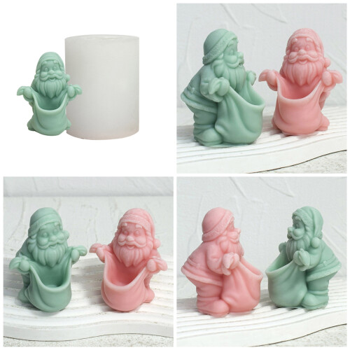 Weihnachtsmann-Figur, Silikonformen, Weihnachtszwerg, 1