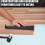 Long Heavy Duty Floor Install Pull Bar for Vinyls-3mm thick 3
