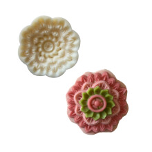 Bloemvorm Cookie Stamp Moon Cake Maker MidAutumn-juweel bloem