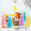 Pack of 5 Easters Honeycomb Hanging Rabbit Decorations Elegant 6
