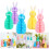 Pack of 5 Easters Honeycomb Hanging Rabbit Decorations Elegant 2