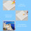 Pack of 20 Textured Foam Sheets Set Includes Paint Brush Dropper 4