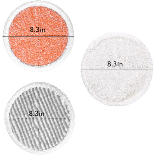 Eleve o nível da sua limpeza com os panos de esfregão de 21,8 cm (8,6 polegadas) compatíveis com o aspirador Bissell Spinwave. Laváveis à 1
